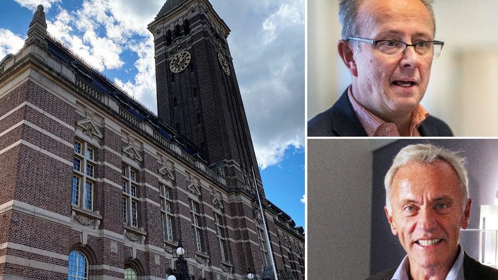 Pontus Lindblom, näringslivsdirektör i Norrköpings kommun, och Reidar Svedahl (L), kommunalråd med ansvar för närlingslivsfrågor.
