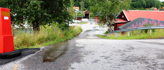 Dricksvatten läcker i Verkebäck