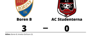 AC Studenterna förlorade borta mot Boren B