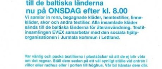 Evex säljer kläder som skänkts till välgörenhet