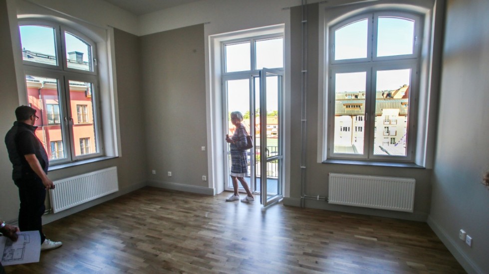 Från ett öde hus till en modern hyresfastighet med lägenheter i olika storlekar. Nyligen var det visning med möjlighet till snar inflyttning.