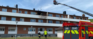 Misstanke om brott efter lägenhetsbranden i Södra Vi