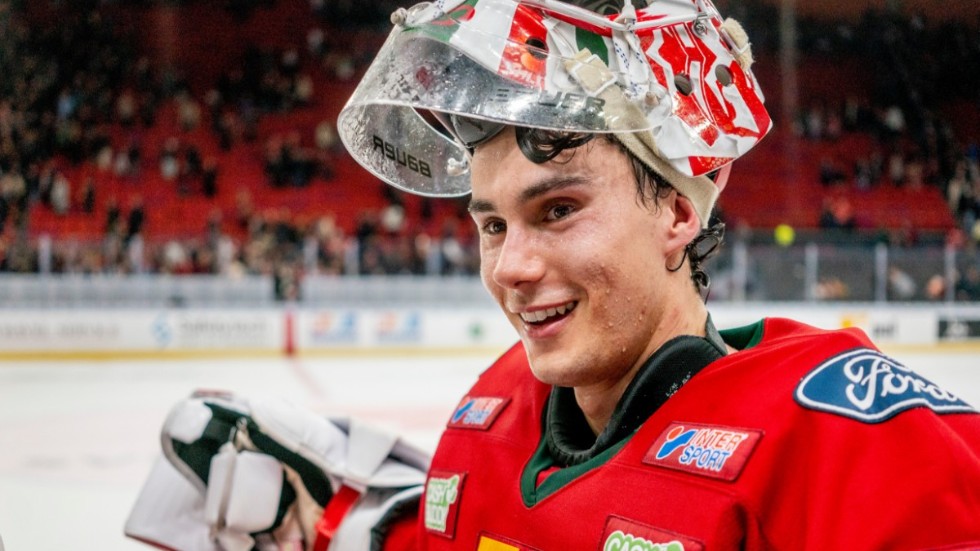 Målvakten Matt Tomkins är en av spelarna som gjort sitt i Frölunda. Arkivbild.