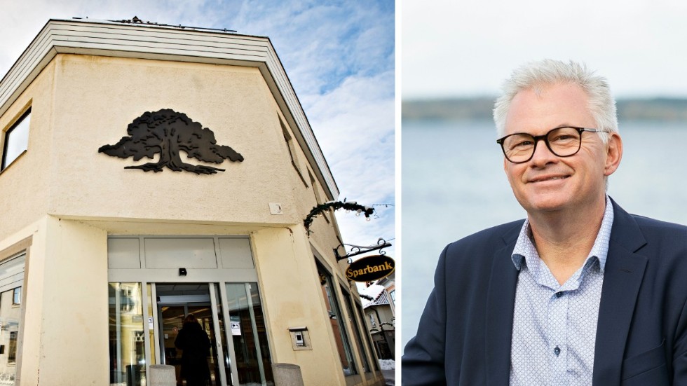 "Det är viktigt att folk kan känna sig trygga med sin bank", säger, Vadstena Sparbanks vd Mikael Engdahl.