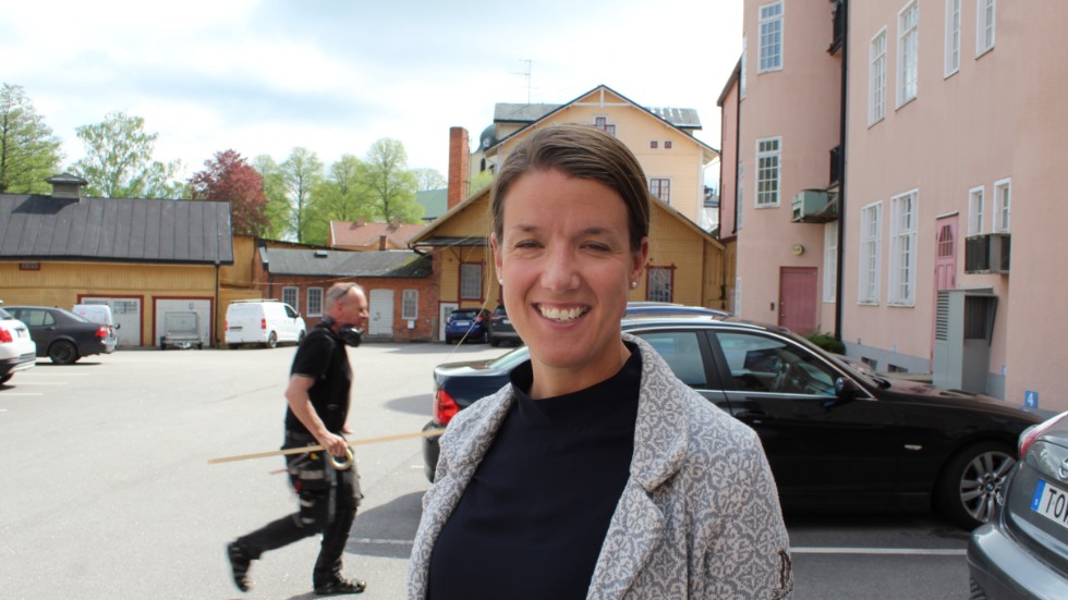 Ebba Kellander Hogstadius, vd för Hogstadius fastigheter med ett 80-tal lägenheter och flera affärslokaler i Mjölby.