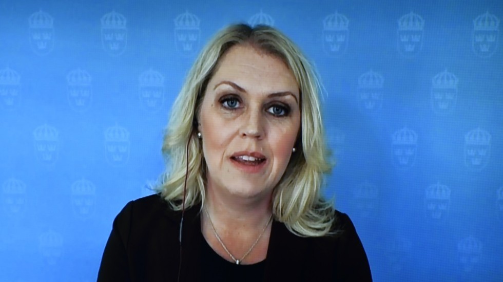 Socialminister Lena Hallengren (S) får nej från riksdagen på förslaget till narkotikastrategi. Arkivbild.