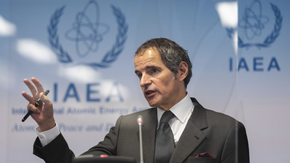 Internationella atomenergiorganets (IAEA) chef Rafael Grossi. Arkivbild.