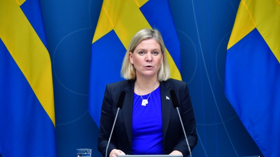 Statsminister Magdalena Andersson (S).