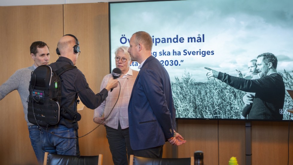 Nyköpings kommun meddelade under torsdagen att de vill ha Sveriges bästa skola 2030. På pressträffen deltog P4 Sörmland.