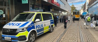 En person till sjukhus efter grov misshandel i centrala Norrköping