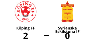 Förlust för Syrianska Eskilstuna IF mot Köping FF med 0-2