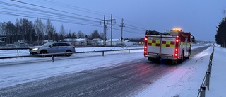 Singelolycka på väg 97 – trafiken släpps på igen