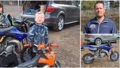 Malte, 7, fick sin nya crosscykel stulen: "Krossade drömmar"