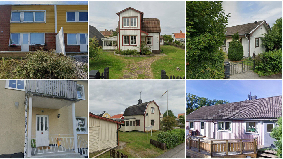 Sankta Gertruds Väg 182, Första Västralundsgatan 16, Nyborgsgatan 2, Bergs Backe 18, Alvägen 6 och Pipers Gata 10A