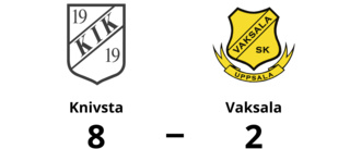 Vaksala utklassat av Knivsta borta – med 2-8