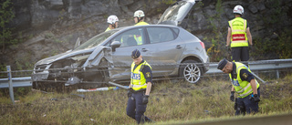 Narkotikapåverkad förare kraschade in i vägräcke – greps