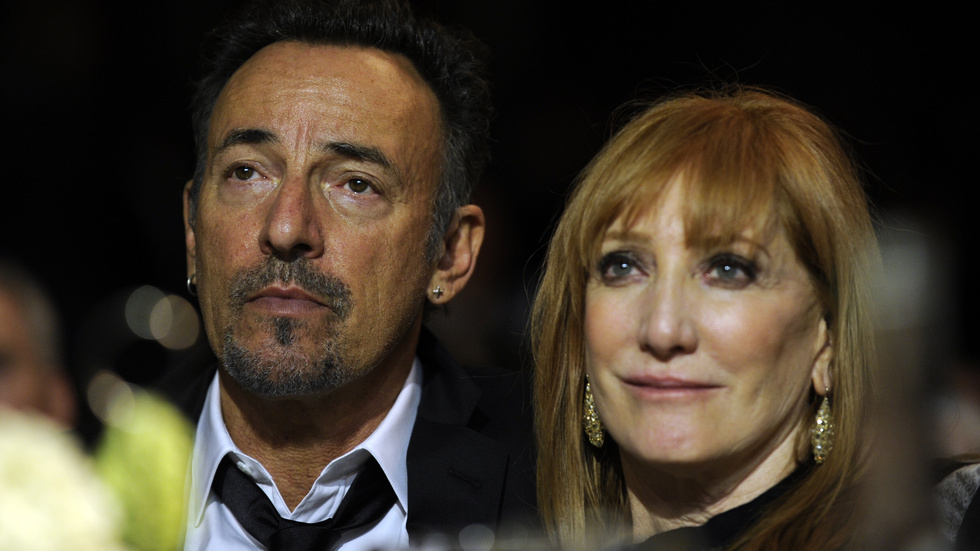 Bruce Springsteen och Patti Scialfa. Arkivbild.