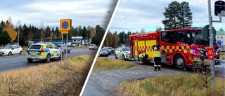 Två personer till sjukhus efter trafikolycka utanför Max