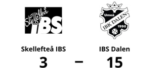 IBS Dalen utklassade Skellefteå IBS på bortaplan