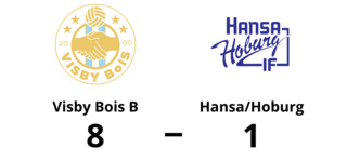 Visby Bois B utklassade Hansa/Hoburg – vann med 8-1