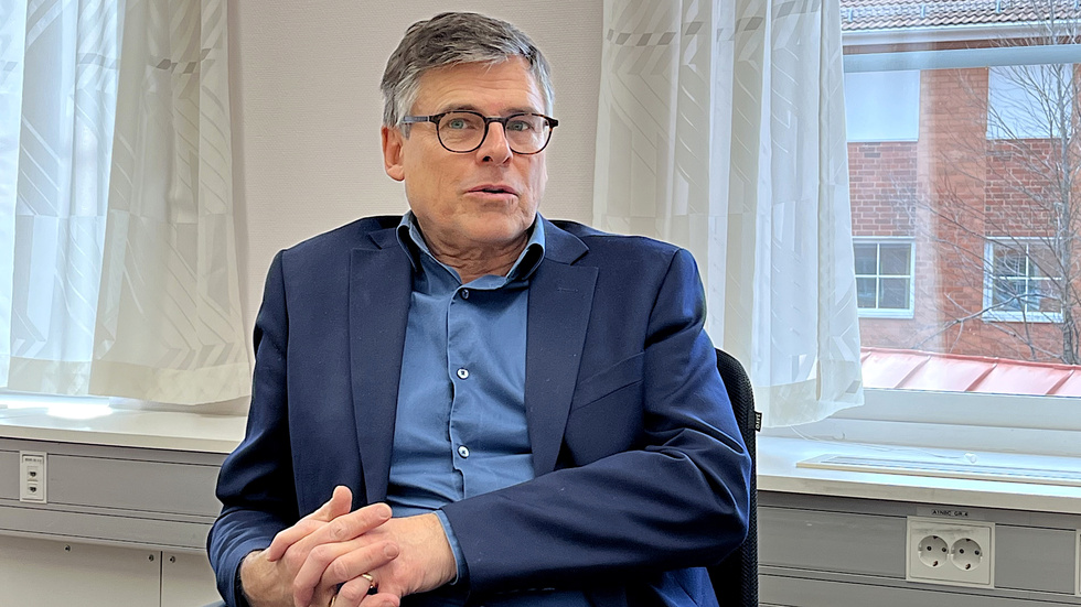 "Man vet inte från dag till dag vad han beslutar med tullar och så vidare", säger Lars Rosander (C) om Donald Trumps agerande.