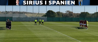 Sirius i tufft underläge – följ matchen i Spanien