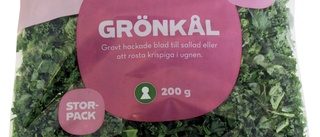 Grönkål återkallas – kan innehålla listeria