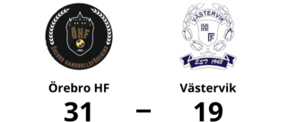 Västervik utklassat av Örebro HF borta – med 19-31