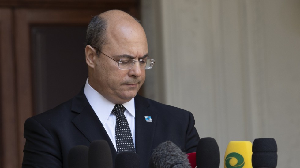 Rio de Janeiros parlament röstar för att inleda en process mot guvernör Wilson Witzel.