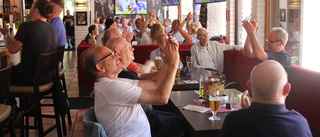 Spänd förväntan bland IFK-fansen på sportbaren