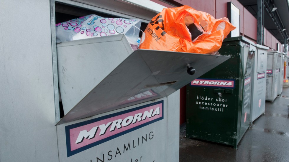 Myrorna stänger insamlingsboxarna. Arkivbild.