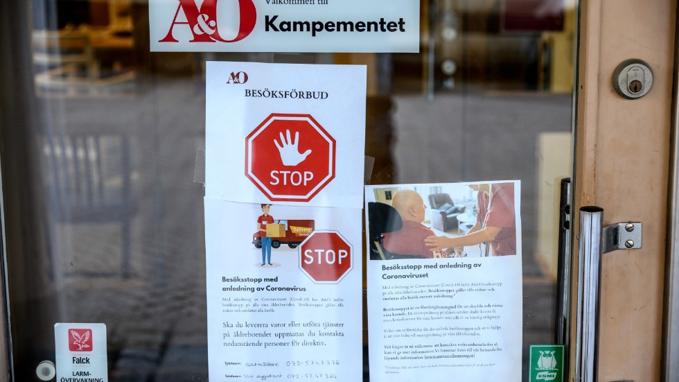 Med anledning av coronaviruset råder det totalförbud för besök på äldreboenden i Sverige. Arkivbild.