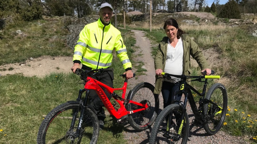 Magnus och Frida Jonsson kunde locka nya kunder till Bergs Gård som redan hade aktiviteter som mountainbike-banor och naturstigare.