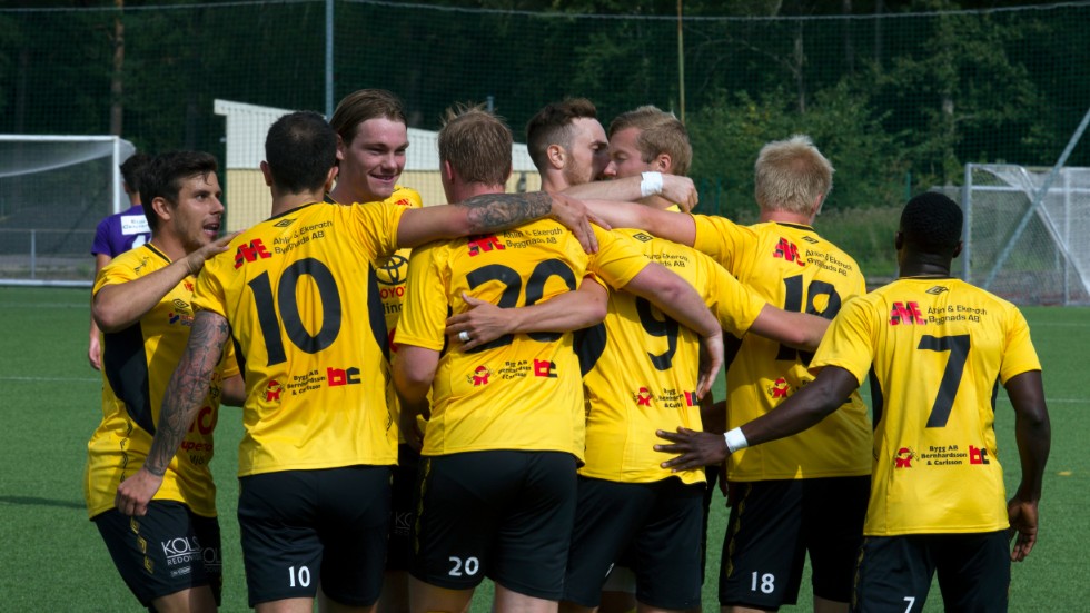 Mjölby AI fick jubla många gånger mot AFK Linköping.