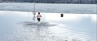 Då: Bodenbaddaren tog ett iskallt dopp