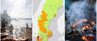 Eldningsförbud införs i Strängnäs – ingen grillning i skog och mark