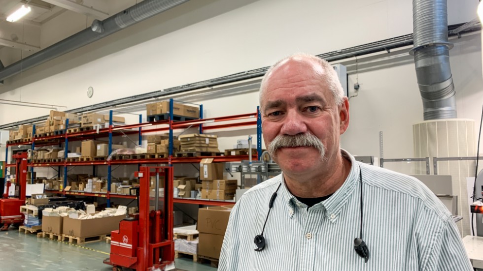 Håkan Kindström, vd på Inplastor AB, berättar att beställningarna gjort att arbetet börjat rulla på i ett högt tempo.