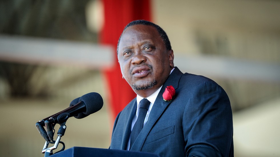 Kenyas president Uhuru Kenyatta. Arkivbild.