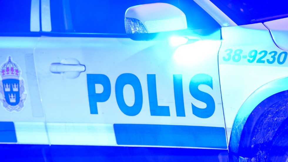 Polisen stoppade en misstänkt man efter avfarten till Ankarsrum från E22:an. 