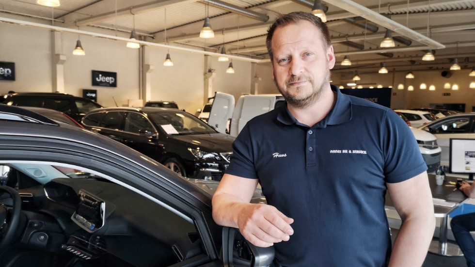 Hans Åström, vd Arnes bil, befarar att dieselhöjningen kan spräcka begagnatmarkanden för dieselbilar.