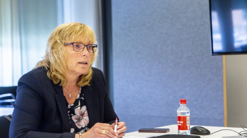 Regionstyrelsens ordförande Eva Nypelius (C). 