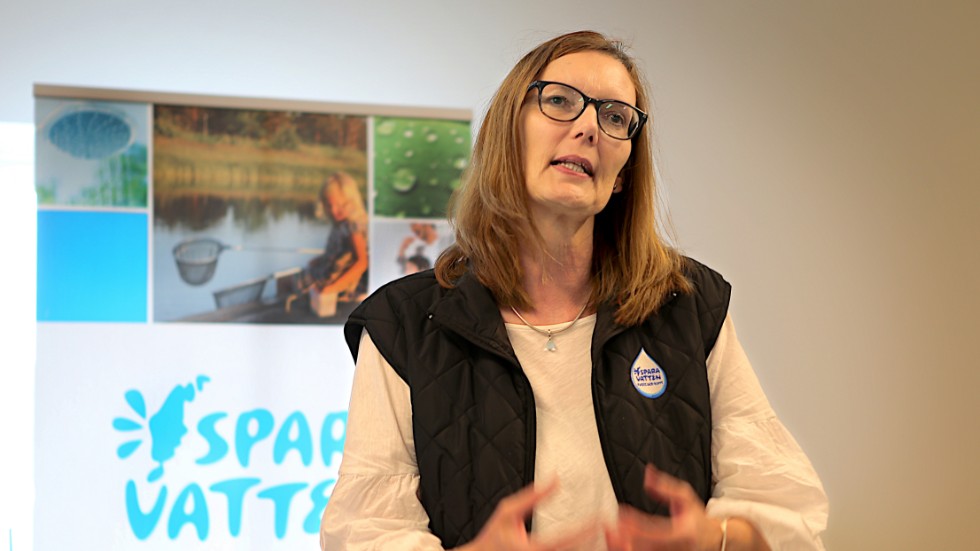 Susanne Pettersson är chef för regionens vatten- och avloppsavdelning.