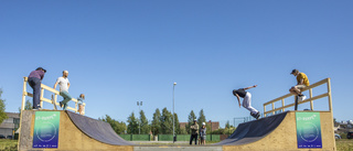 Nya skateboardrampen på A7 vandaliserad