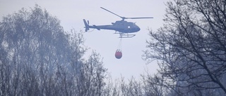 Skogsbrand utanför Alvesta