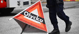 Två motorcyklister i olycka – en fördes till sjukhus