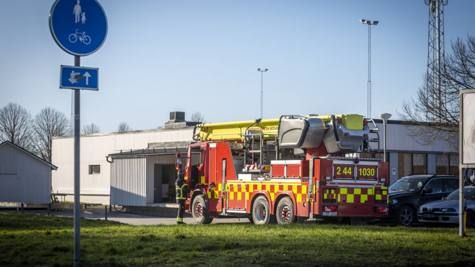 Brandmännen var snabbt på plats vid platsen, och nästan lika snabbt kunde man konstatera att det inte var någon brand.