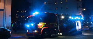 Brand i badrum i flerfamiljshus