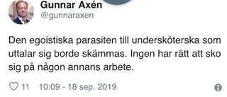 Kallade undersköterska för parasit