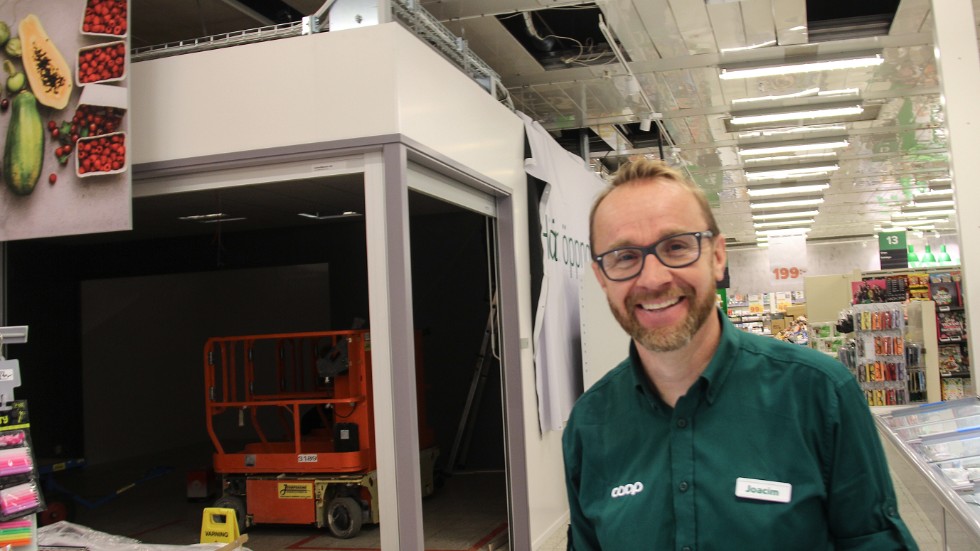 Joacim Kåkemyhr, stormarknadschef på Coop, blir chef för nya Pepparrotsbadet.