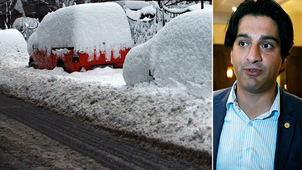 Om det kommer mycket snö i början av nästa år är det en stressfaktor, men då måste vi lyfta den frågan, säger Kaveh Moazzezz (M).